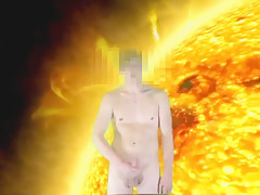 18 year old jerking off IN SPACE