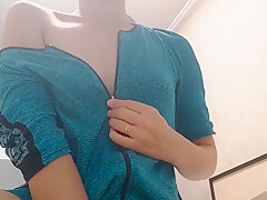 A Russian Lonely Home Girl Decided To Show Her Pretty Breasts On Camera