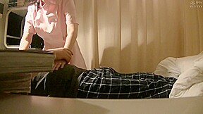 AJ2201-Perverted Mature Nurse Soothes Patients Who Can't By Sucking Cocks