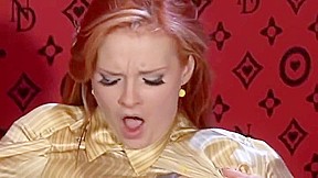 Alluring hussy in ultra glam fetish fun