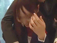 Amazing Japanese whore in Incredible College JAV movie