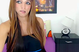 Amazing teen 18+ angel tranny masturbation