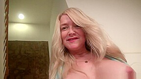 American Milf Eva Griffin Fingers Her Nyloned Wet Pussy