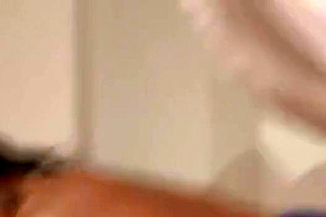 Anal pleasure for a slender brunette Tgirl