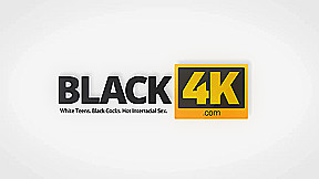 BLACK4K  Unexpected black on white scene instead of birthday party