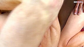 Big Tits Milf Sucks A Huge Cock While Another Thrusts Her Pussy In The Wild - CumDateMe