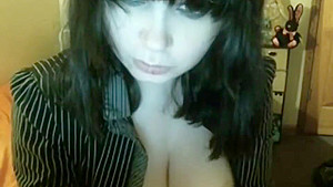Big tits teen 18+ enjoys on webcam