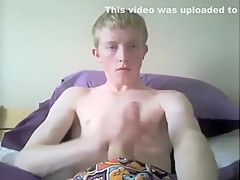 Blond teen 18+ Wanker Boy