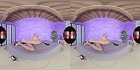 Blonde Bombshell Pamela Strong Tries On Different Pairs Of Nylons - Leg and Foot Fetish 3D Porn