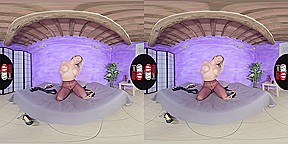 Blonde Bombshell Pamela Strong Tries On Different Pairs Of Nylons - Leg and Foot Fetish 3D Porn