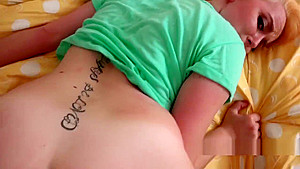 Blonde anal fucks pov from behind