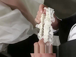 Bride gets consumed right away