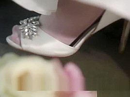Bride gets consumed right away