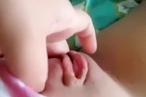 Chuby immature making self video of herself playing with her pussy
