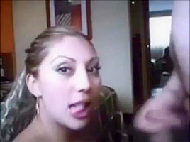 Curvy wife fuck and cum in mouth