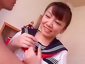 Fragile Asian Cutie Blows Pecker In Threesome