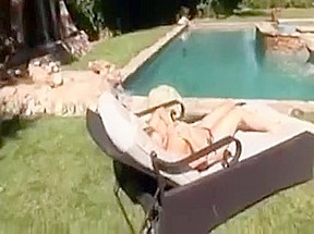 Friday's pool-fuck in the sun