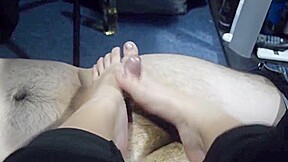 Goddess Harley's POV footjob