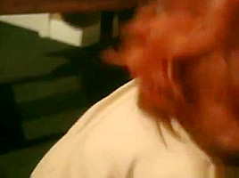 Good looking redhead with big tits gets fucked