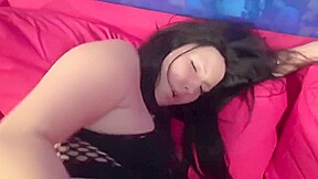 Horny and Young Brunette Likes To Be Facialized