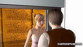 Hot 3D Blonde Gets Licked and Fucked