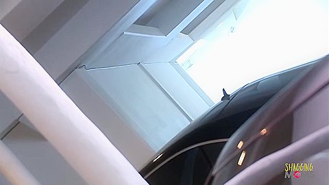 In The Public Garage With The Brunette Milf With Big Tits Ends With An Ass Cumshot
