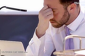 Kenna James In Overworked Boss Takes A Break To Hard Assfuck The Pervert Office Maid