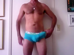 Large Boner Blue Underclothing jerkin