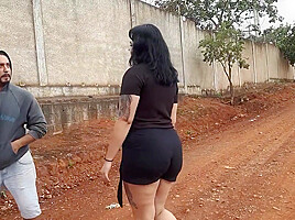 Latina Babe With Inked Booty Outdoor Sex
