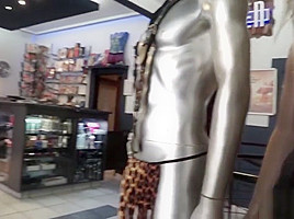 Maskurbate Jacked Up Angelo Godshack Jerks Off In Sex Shop