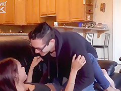 Monster 9 Inch Can Cock Nerdy Jock Destroys Tiny teen 18+ Girl