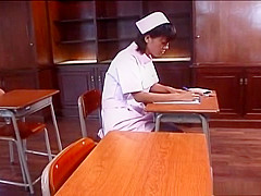 Naughty Nurse Reimi Aoi teen 18+ blowjob and cumshot
