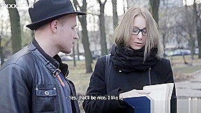 Nerdy Edita loves a smart man to fuck her pussy good