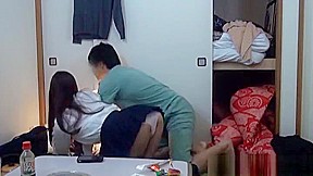 Nice Asian teen 18+ is a horny getting hard cock ride