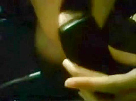 Old phone in the old pussy