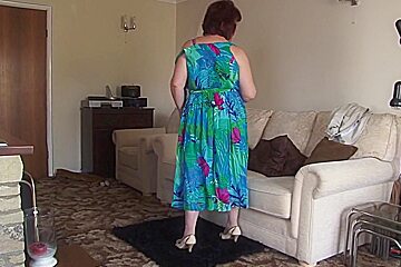 On The Couch - Mature Solo Nl - Naughty Gilf Is Rubbing And Toying Her
