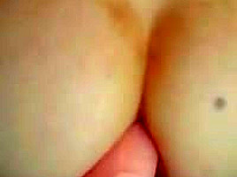 Petite anal with inflatable dildo