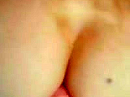 Petite anal with inflatable dildo