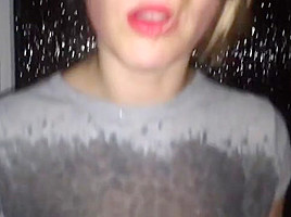 Piss on a slut