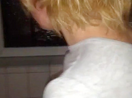 Piss on a slut