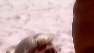 Public groupsex on the beach