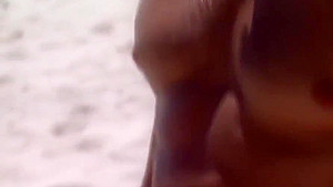 Public groupsex on the beach