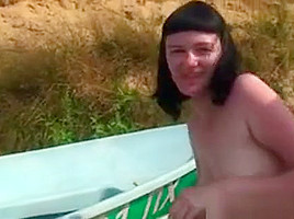 Real Euro teen 18+ Doggystyled Outdoors