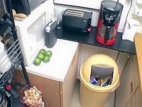 Really hot blonde in the kitchen - Sascha Production