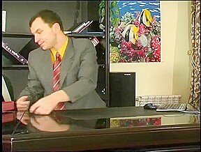 Russian pantyhose mature fucked on the table