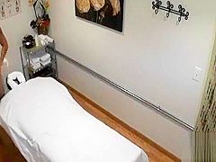 Sex during massage is a surprise