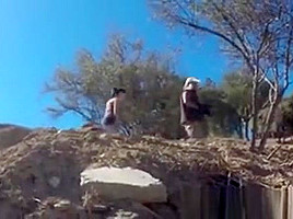 Sexy Latina teen 18+ Bribes A Border Officer With Her Pussy