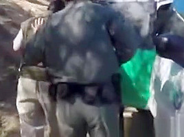 Sexy Latina teen 18+ Bribes A Border Officer With Her Pussy