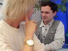 Super Horny German Lady Enjoy Receiving Cum From Two Raw Dudes