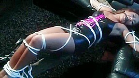 Tied on a cross